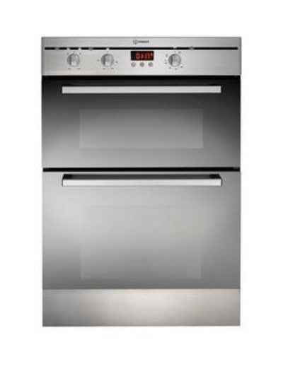 Indesit Fimd23Ixs 60Cm Built-In Double Electric Oven - Stainless Steel Indesit Fimd23Ixs 60Cm Built-In Double Electric Oven - Stainless Steel